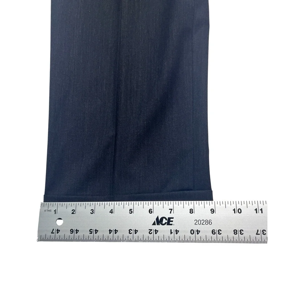 Jos A Bank 36x32 Charcoal Dress Suit Pants Trousers Wool Pleated Cuffed Traveler